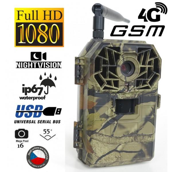 Akce Fotopast BUNATY FULL HD GSM 4G 55°