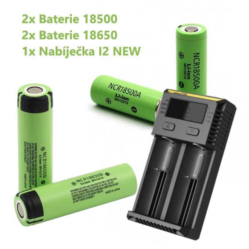 Sada Baterií 18500 a 18650 pro InfiRay TD50L