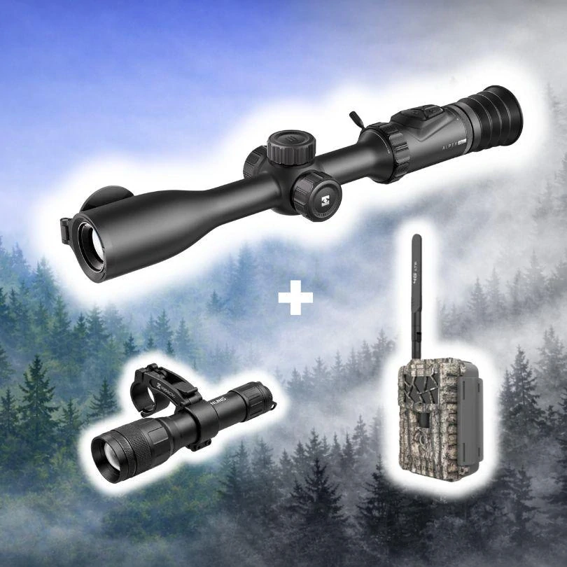 HIKMICRO ALPEX PRO A50P + Přísvit, ramínko a Fotopast TENTOTRAIL 4G