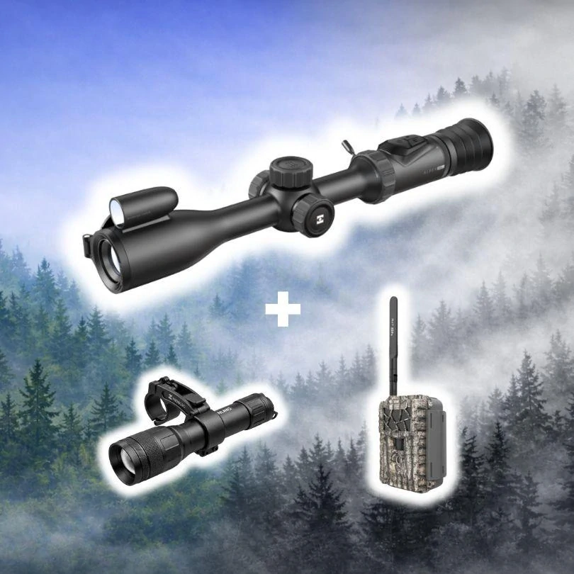 HIKMICRO ALPEX PRO A50PL + Přísvit, ramínko a Fotopast TENTOTRAIL 4G