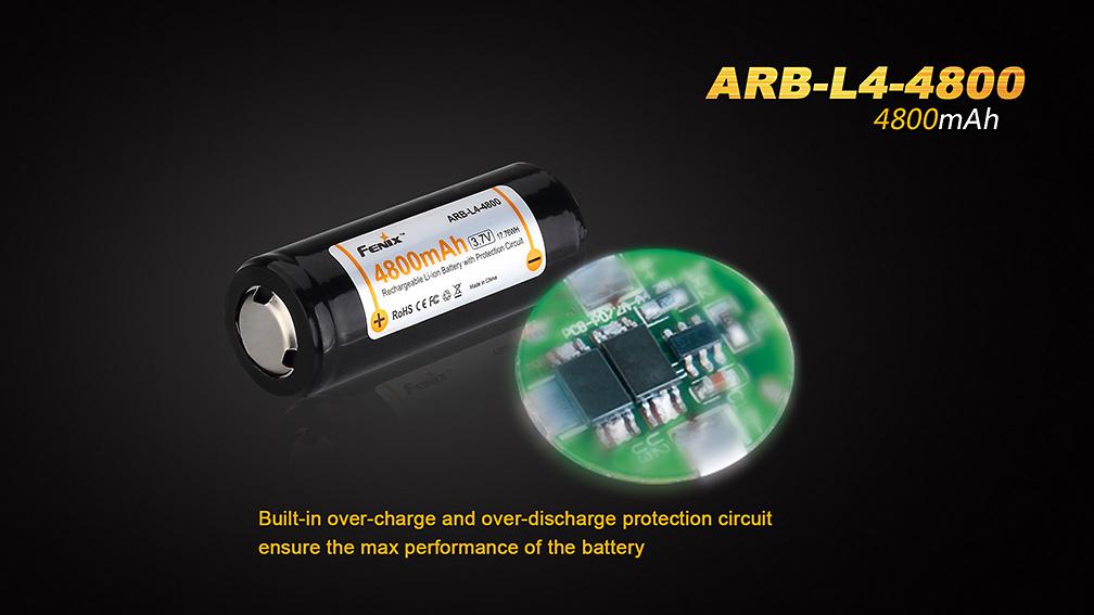 Dobíjecí baterie 26650 4500 mAh (Li-Ion)