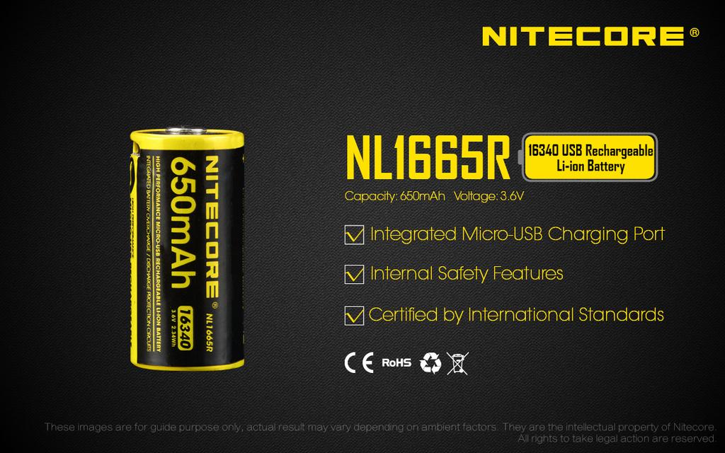 NITECORE 16340 (CR 123)