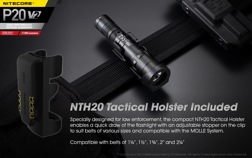 Taktická svítilna NITECORE P20 V2