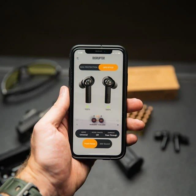 Elektronická sluchátka Walker’s Disrupter Bluetooth