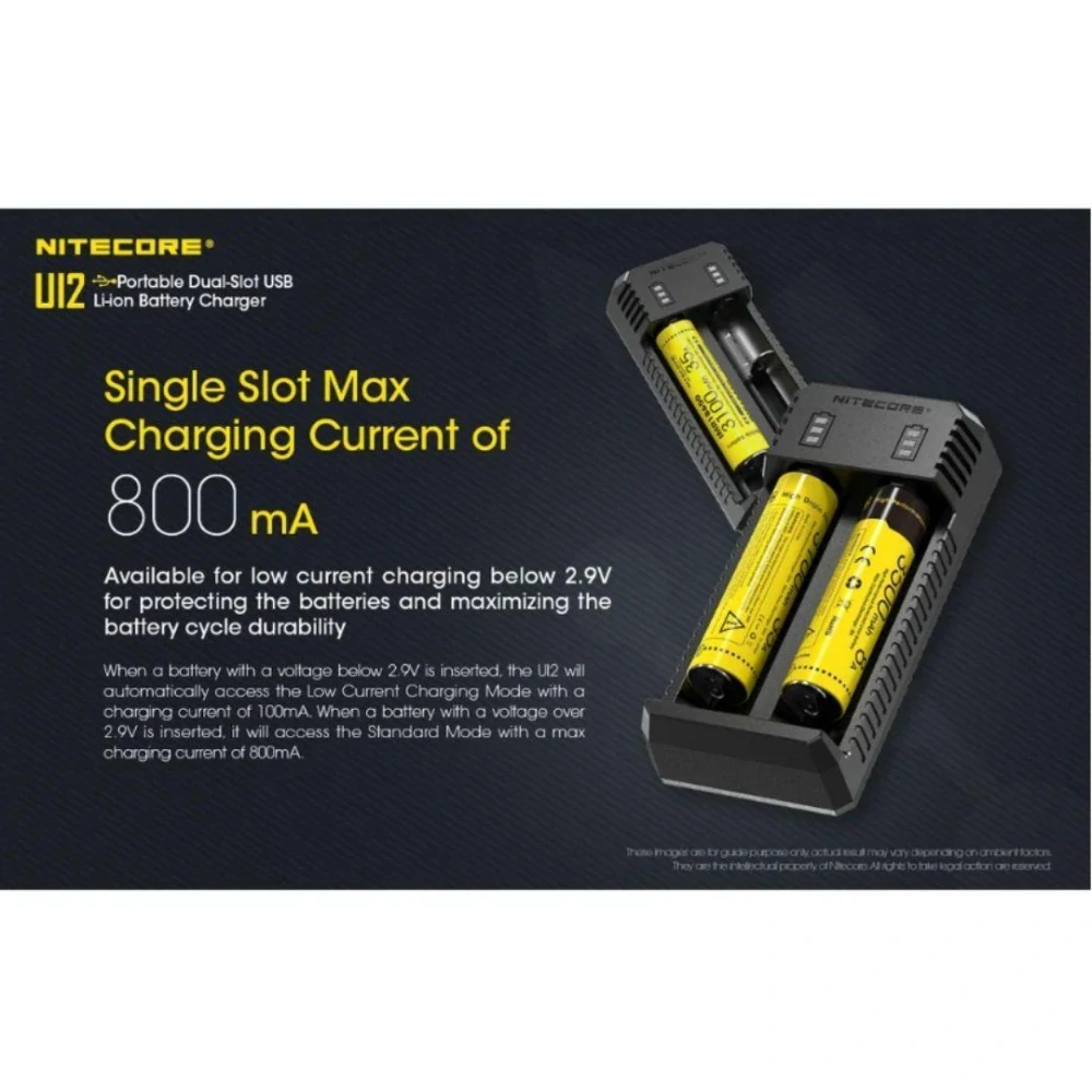 NITECORE UI2 - Inteligentní nabíječ s USB zdrojovým kabelem