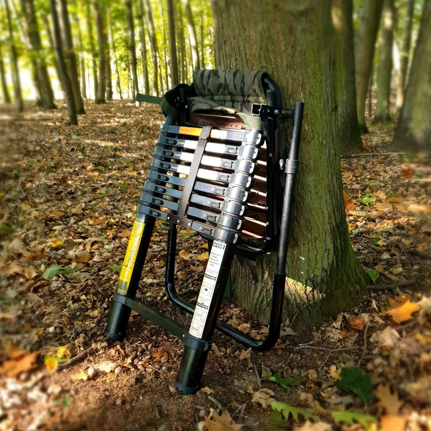 Přenosný teleskopický hliníkový posed