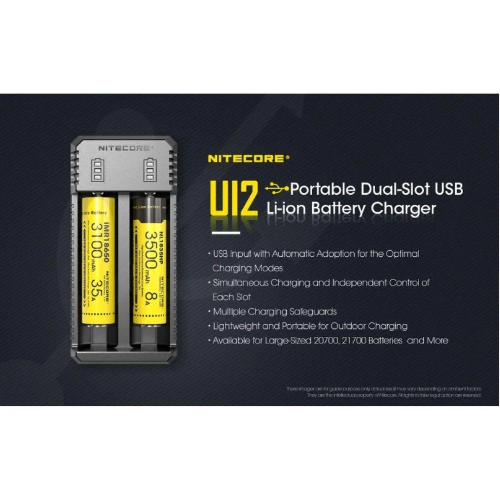 NITECORE UI2 - Inteligentní nabíječ s USB zdrojovým kabelem