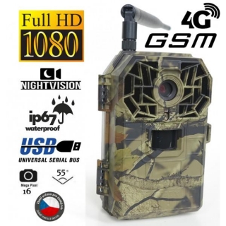 Akce Fotopast BUNATY FULL HD GSM 4G 55°