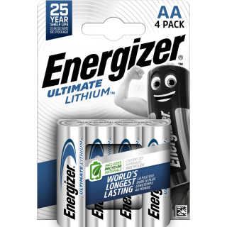 Baterie AA ENERGIZER Ultimate LITHIUM, 4 ks (blistr)