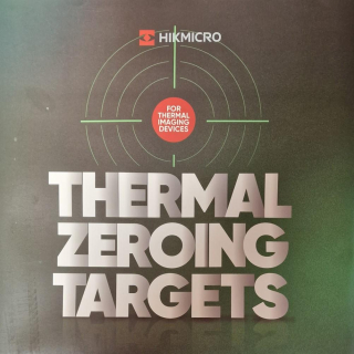 Hikmicro tepelné nastřelovací terče - nastřelení termovizí